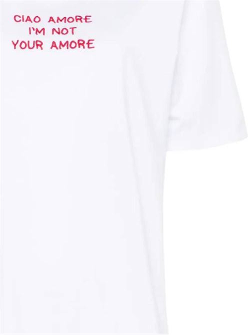 White cotton jersey t-shirt Giada Benincasa | 301101